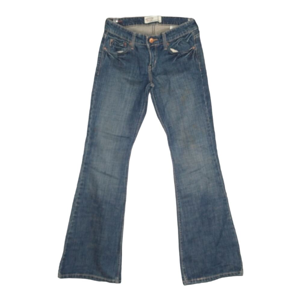 Vintage Y2K Levi Strauss Signature Low Rise Flare Jeans Medium Wash Size 5